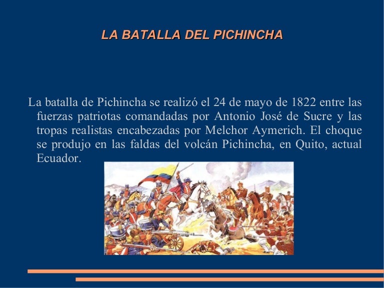 Batalla del pichincha