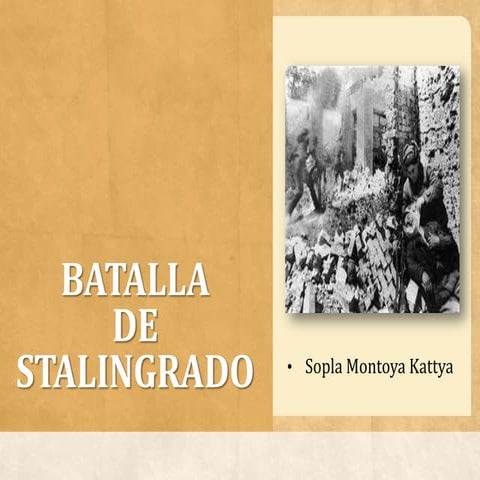 Batalla de stalingrado
