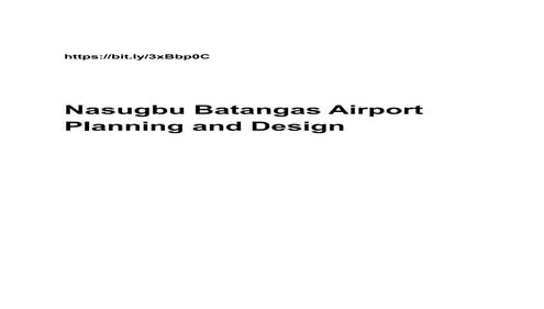 Airport Terminal Design Pdf