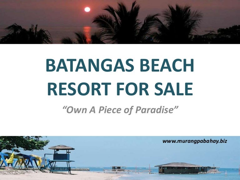Beach Resort For Sale Batangas Philippines