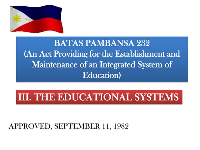Batas Pambansa 232
