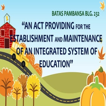 Batas pambansa bldg. 232  part 1
