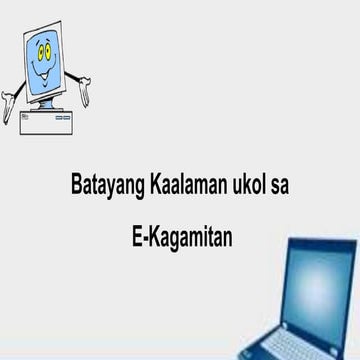 Batayang kaalaman ukol sa e-kagamitan