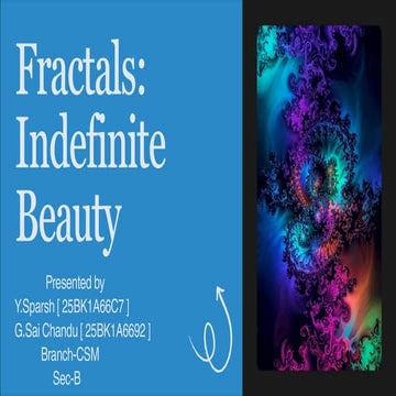 Fractals Notes | PPT
