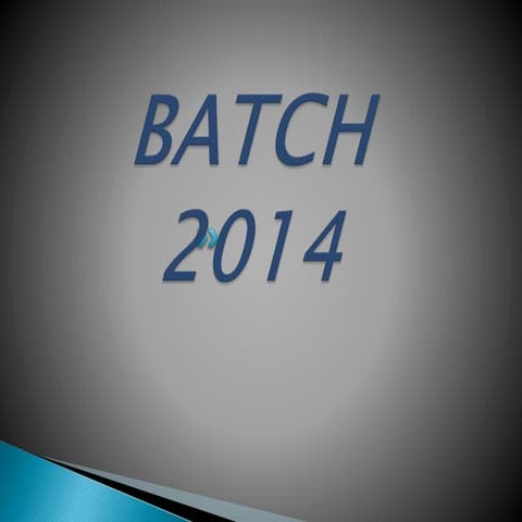 scholars batch 2014