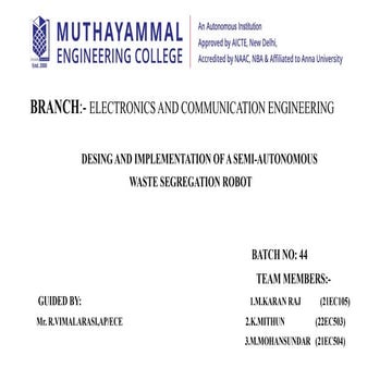 Automatic Waste classification using Deep learning and Robotic ...
