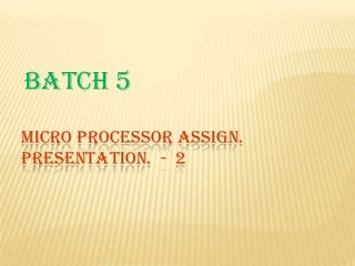 TRAFFIC LIGHT CONTROL SYSTEM USING 8085 MICROPROCESSOR