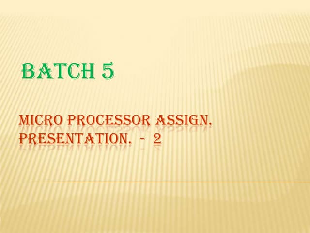 TRAFFIC LIGHT CONTROL SYSTEM USING 8085 MICROPROCESSOR