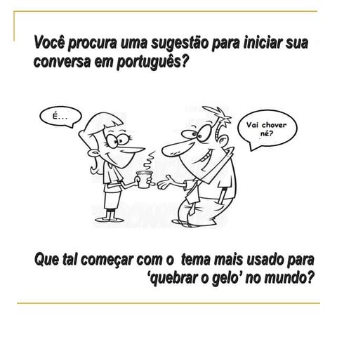 Conversação em português - O Clima
