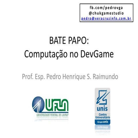 Computação no Desenvolvimento de Jogos Digitais