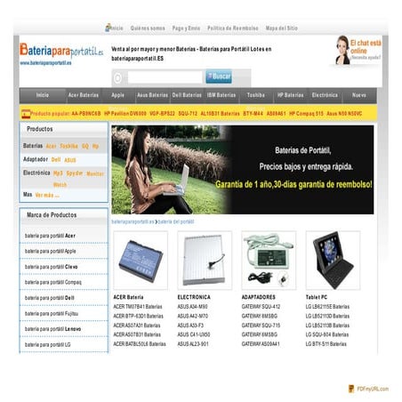 Bateria para portatil