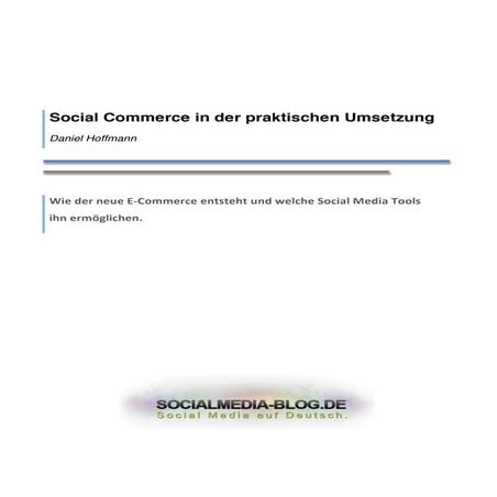 Social Commerce in der praktischen Umsetzung