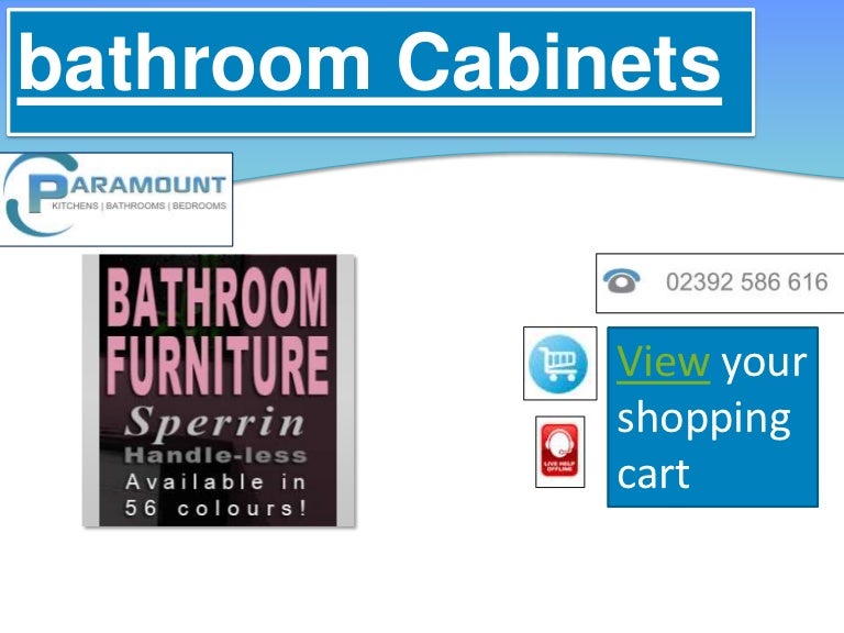 Bathroom cabinets