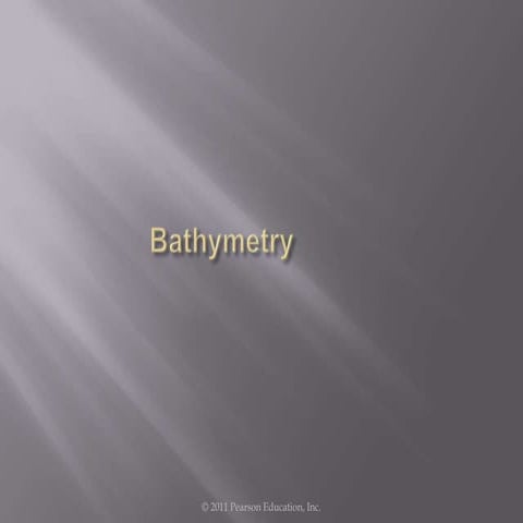 Bathymetry
