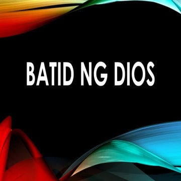 Batid ng Dios isa sa mga paboritong awit. | PPTX