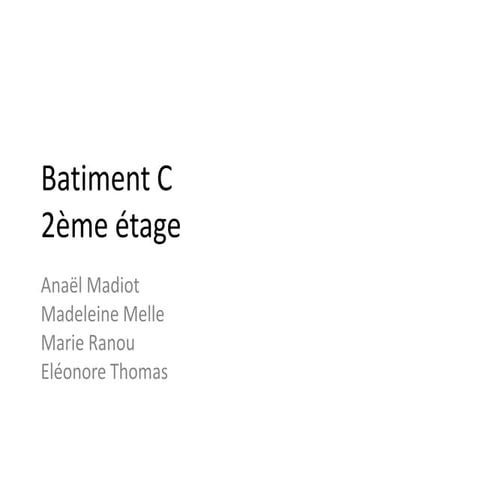 TOC.TOC. #1 - Bâtiment C
