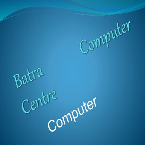 Basic computer courses