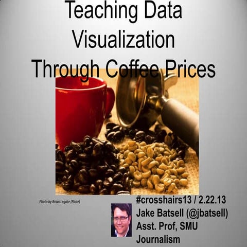 #crosshairs13 - Teaching Data Visualization Through Coffee Prices