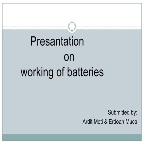 Batteries by ardit & erdoan