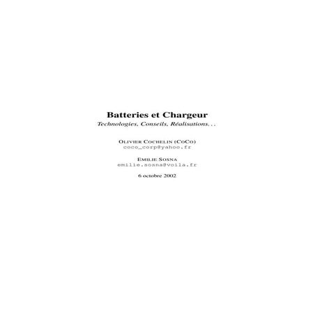 Batteries chargeur.fr