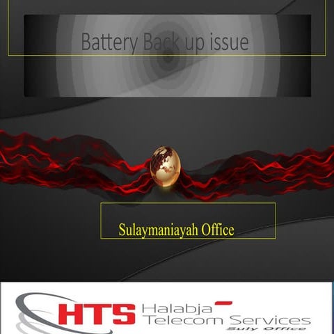Battery Backup with test for RBS Ericsson  .pptx
