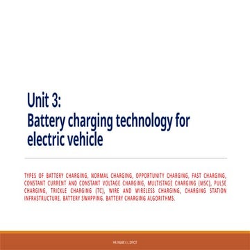 Battery charging technology for electric vehicle.pptx