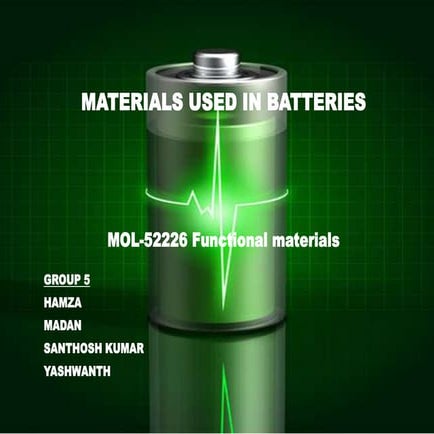 Battery materials