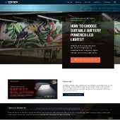 Battery Powered LED Lights Emergency Lighting Guide 