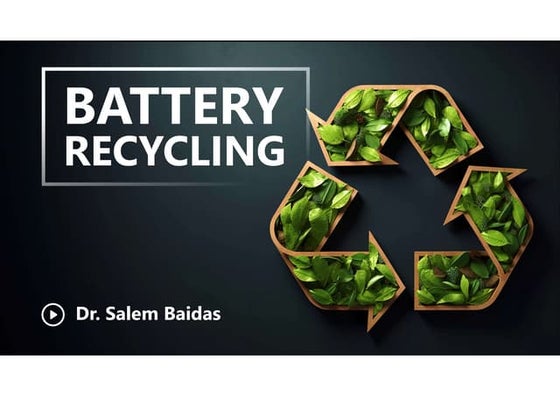CIRCULAR BATTERY ECO SYSTEM – REUSE AND RECYCLE SCENARIOS OF COMMERCIAL ...