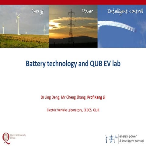 Battery report - FirstGroup