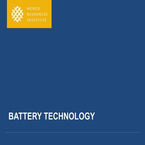 CK2018: Battery technology 