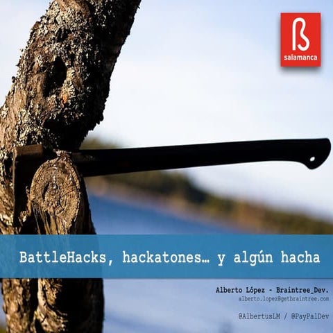[ES] Battlehacks, hackatones y algún hacha