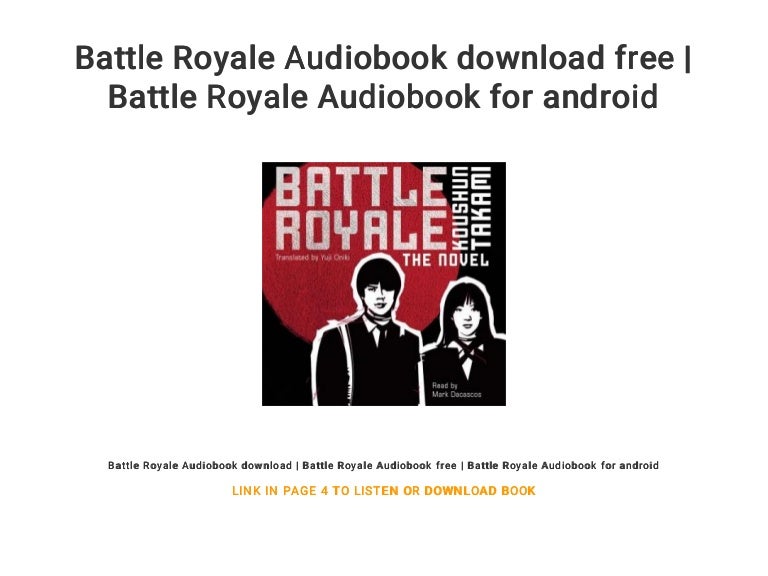 Battle Royale Audiobook download free  Battle Royale Audiobook for a…