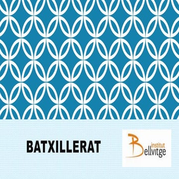 Presentació Batxillerat