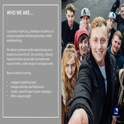 Bauer Academy - Education, Media and Advertising 
