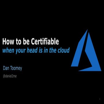 How to be Certifiable (in Azure)