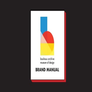 Bauhaus Museum - Brand Manual