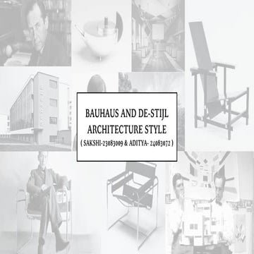 bahaus and de -stilj architecture analysis..pdf