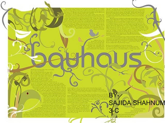 Bauhaus final ppt