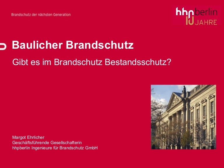 Baulicher Brandschutz