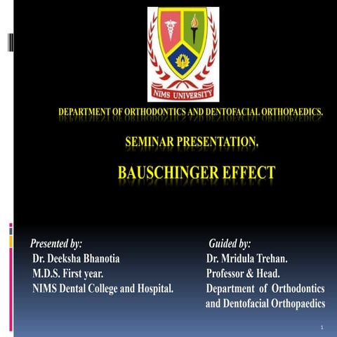 Bauschinger Effect