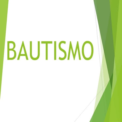 El Bautismo (Iglesia Católica)