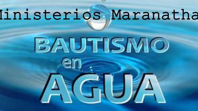 Bautismo en agua