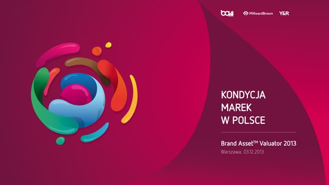 Konferencja BAV 2013: Kondycja mare...