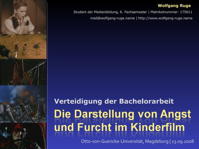 Bachelor-Verteidigung