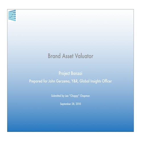 Brand Asset Valuation | PDF