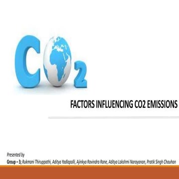 Factors affecting air pollution
