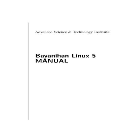 Bayanihan linux 5_manual