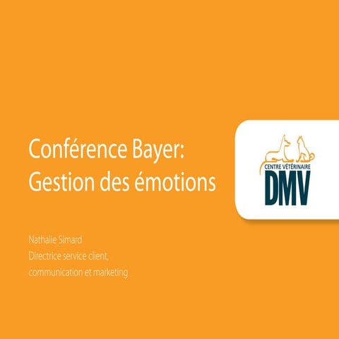Gestion des emotions