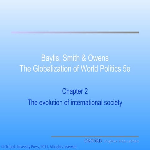 The Evolution of International Society 
